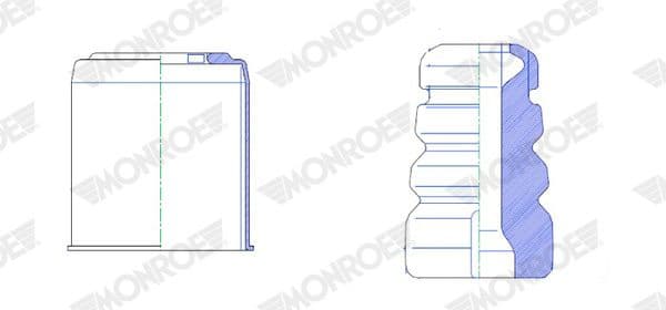 Dust Cover Kit, shock absorber PROTECTION KIT PK474 - image 2