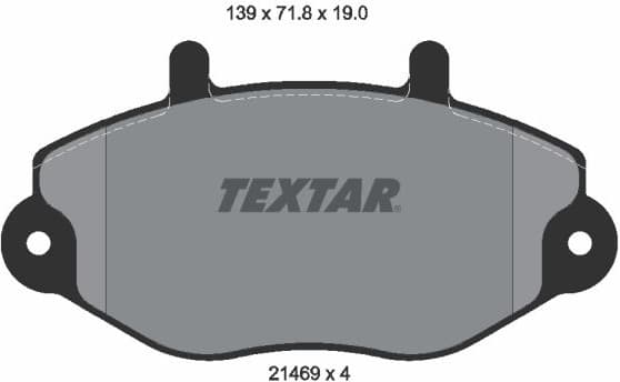 Brake Pad Set, disc brake 2146901