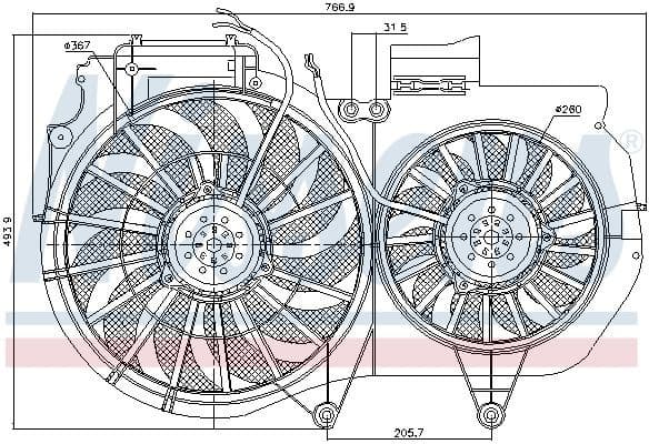 Fan, engine cooling 85247 - image 5