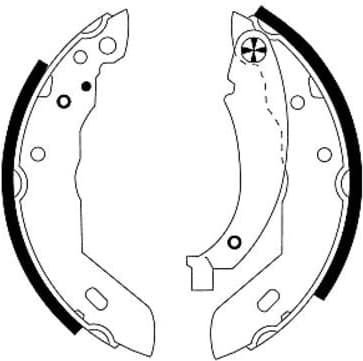 Brake Shoe Set 91031200
