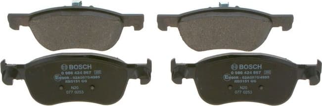 Brake Pad Set, disc brake 0 986 424 867 - image 10