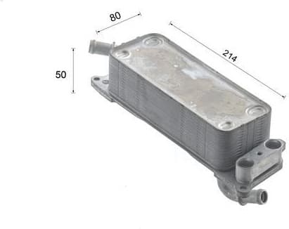 Oil Cooler, automatic transmission BEHR CLC 77 000S - image 11