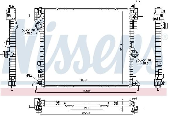 Radiator, engine cooling 606571 - image 5