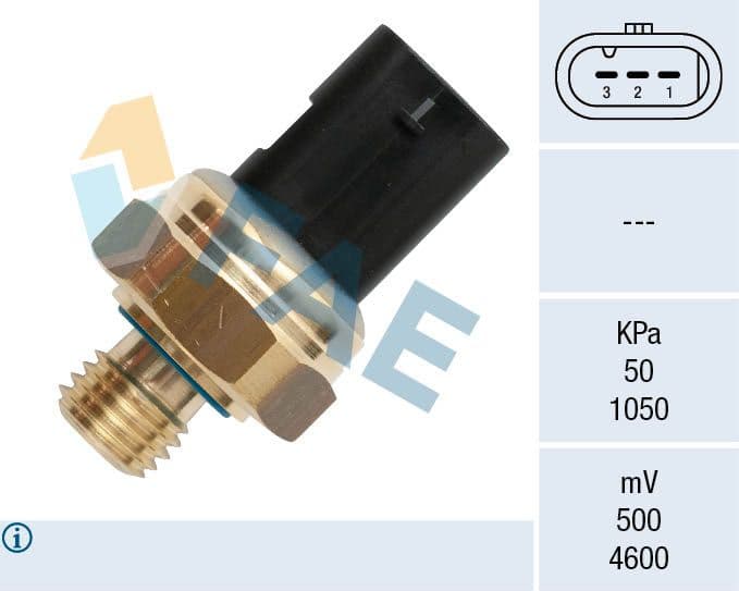 Sensor, oil pressure 15610