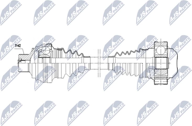 Drive Shaft NPW-AU-082