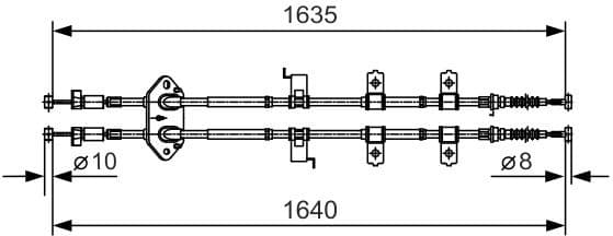 Cable Pull, parking brake 1987482054 - image 2
