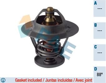 Thermostat, coolant 5301488