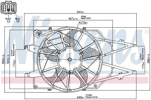 Fan, engine cooling 85216 - image 6