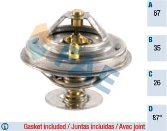 Thermostat, coolant 5305987