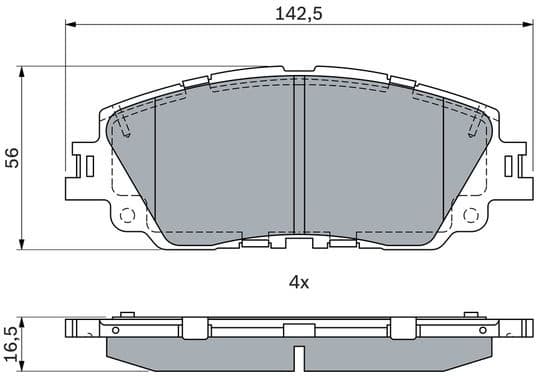 Brake Pad Set, disc brake 0 986 424 899 - image 2