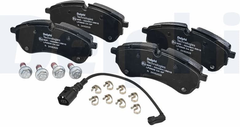 Brake Pad Set, disc brake LP3909