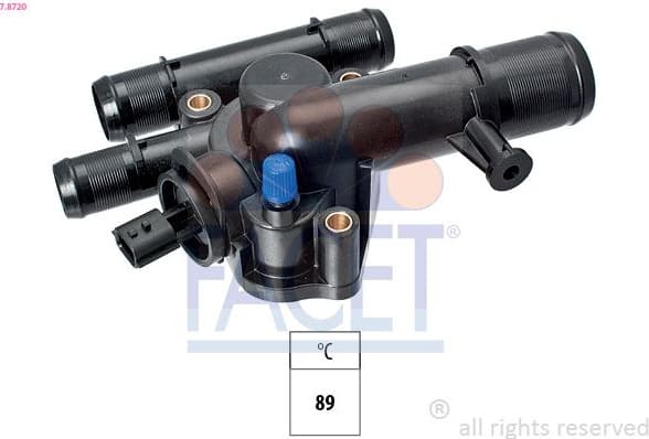 Thermostat, coolant Made in Italy - OE Equivalent 7.8720