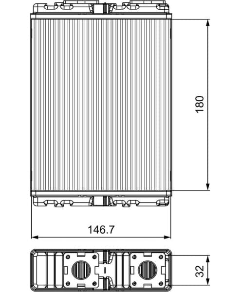 Heat Exchanger, interior heating 811557