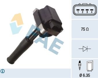 Ignition Coil 80398