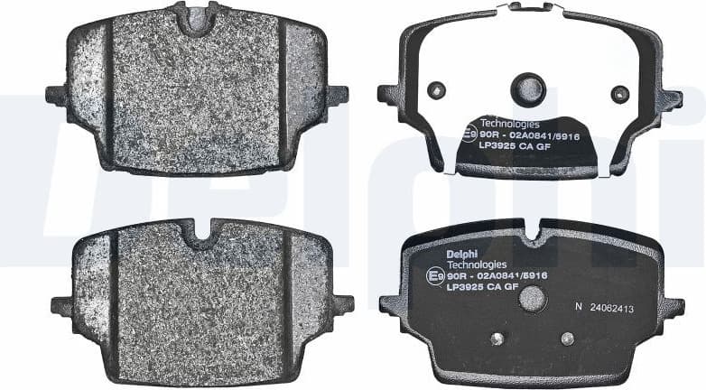 Brake Pad Set, disc brake LP3925