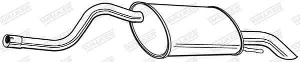 Rear Muffler 22996