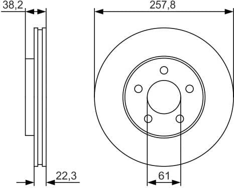 Brake Disc 0986479R56 - image 2