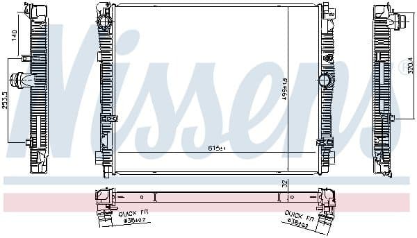 Radiator, engine cooling 606783 - image 5