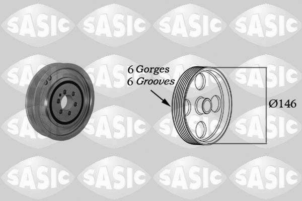 Belt Pulley, crankshaft 2156041