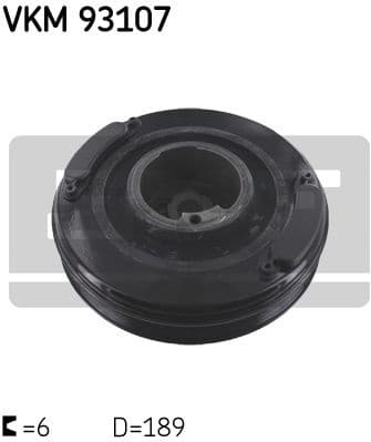 Belt Pulley, crankshaft VKM 93107