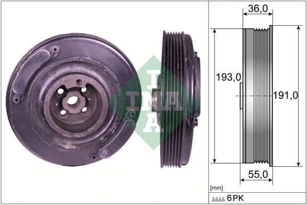 Pulley crankshaft 544000210