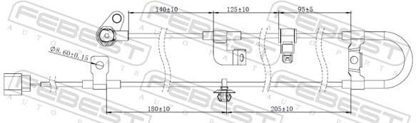 Sensor, wheel speed 04606-011 - image 2