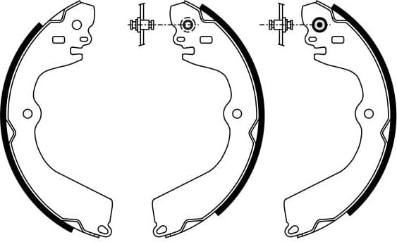 Brake Shoe Set 0986487928 - image 10
