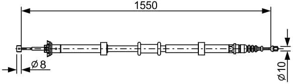 Cable Pull, parking brake 1 987 482 527