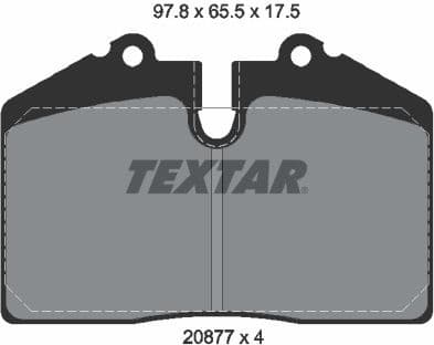 Brake Pad Set, disc brake Q+ 2087709