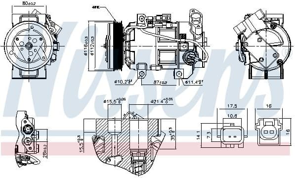 Compressor, air conditioning ** FIRST FIT ** 891251 - image 8