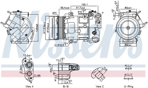 Compressor, air conditioning ** FIRST FIT ** 891103 - image 6