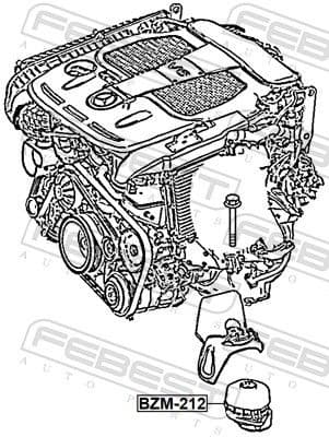 Mounting, engine BZM-212 - image 2