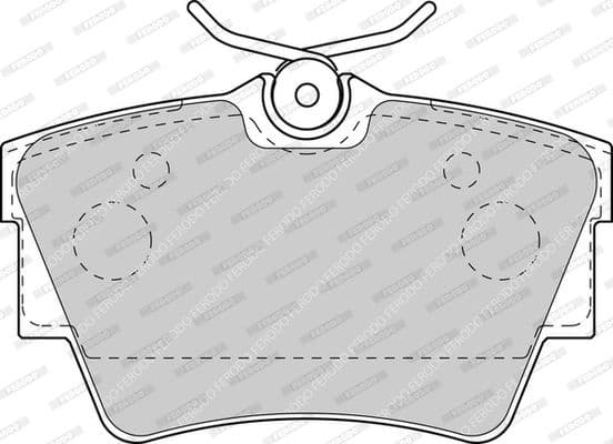 Brake pads rear, Top Quality FVR1516 - image 3