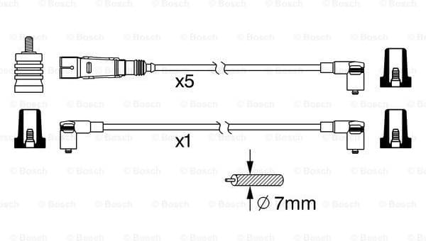 Ignition Cable Kit 0986356340 - image 5