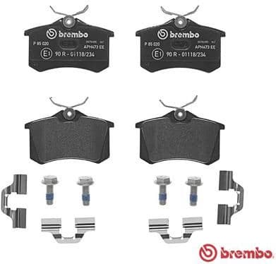 Brake pads rear, Top Quality P85020 - image 2
