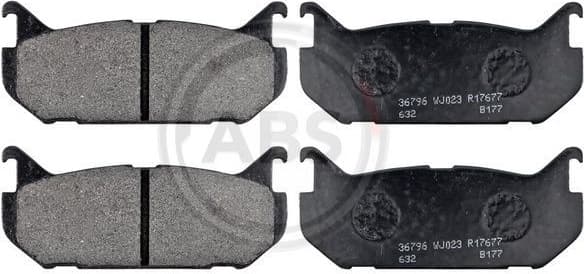 Brake Pad Set, disc brake 36796
