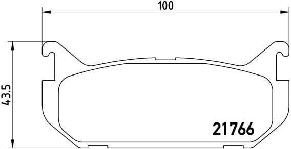 Brake Pad Set, disc brake PRIME LINE P24036