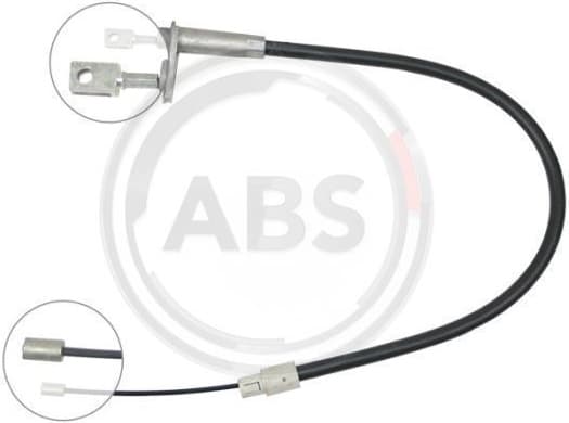 Cable Pull, parking brake K19678