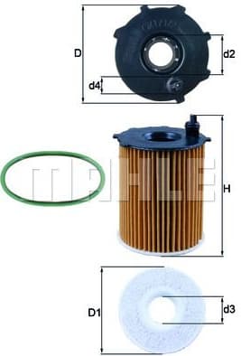 Filter oil OX171/2D1 - image 2
