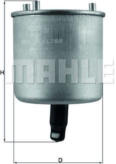 Filter diesel fuel KL788 - image 2
