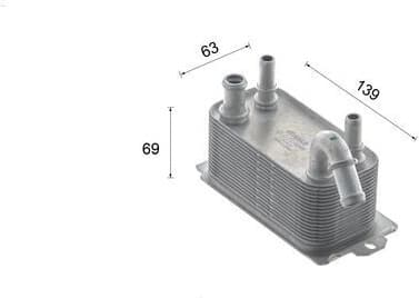 Oil Cooler, automatic transmission BEHR CLC 72 000S - image 11