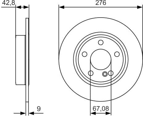 Brake Disc 0986479A03 - image 2