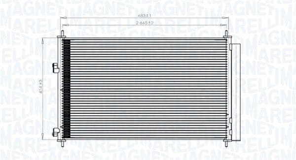 Condenser, air conditioning 350203742000