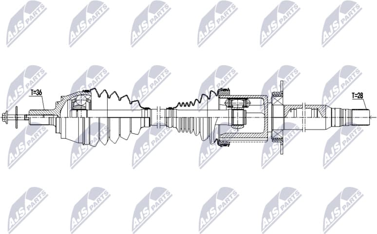 Drive Shaft NPW-VV-167