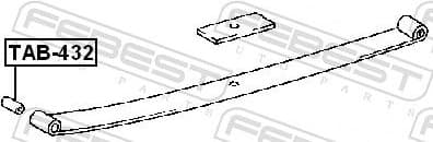 Bushing, leaf spring TAB-432 - image 2
