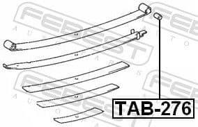 Bushing, leaf spring TAB-276 - image 2