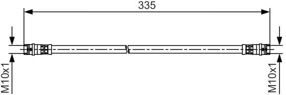 Brake Hose 1 987 481 517 - image 6