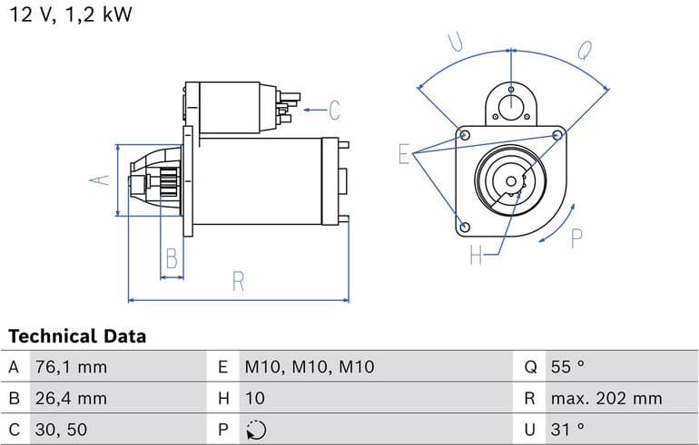 Starter 0 986 027 280