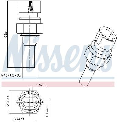 Sensor, coolant temperature ** FIRST FIT ** 207005