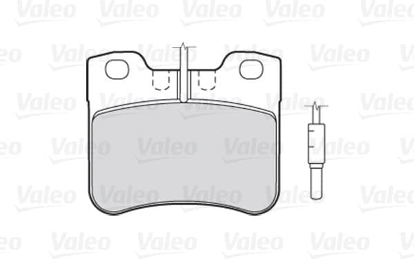 Brake Pad Set, disc brake ESSENTIAL 301156 - image 2